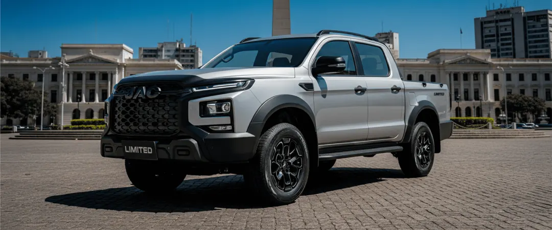JAC Pickup Limited Automática 2026 0 KM en Venezuela — precio y ficha técnica en Autochinos